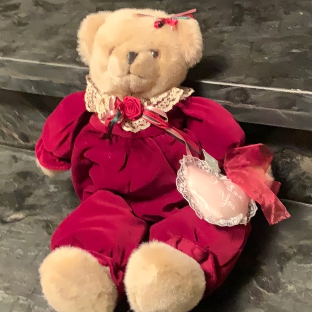 Valentine’s Day plush bear